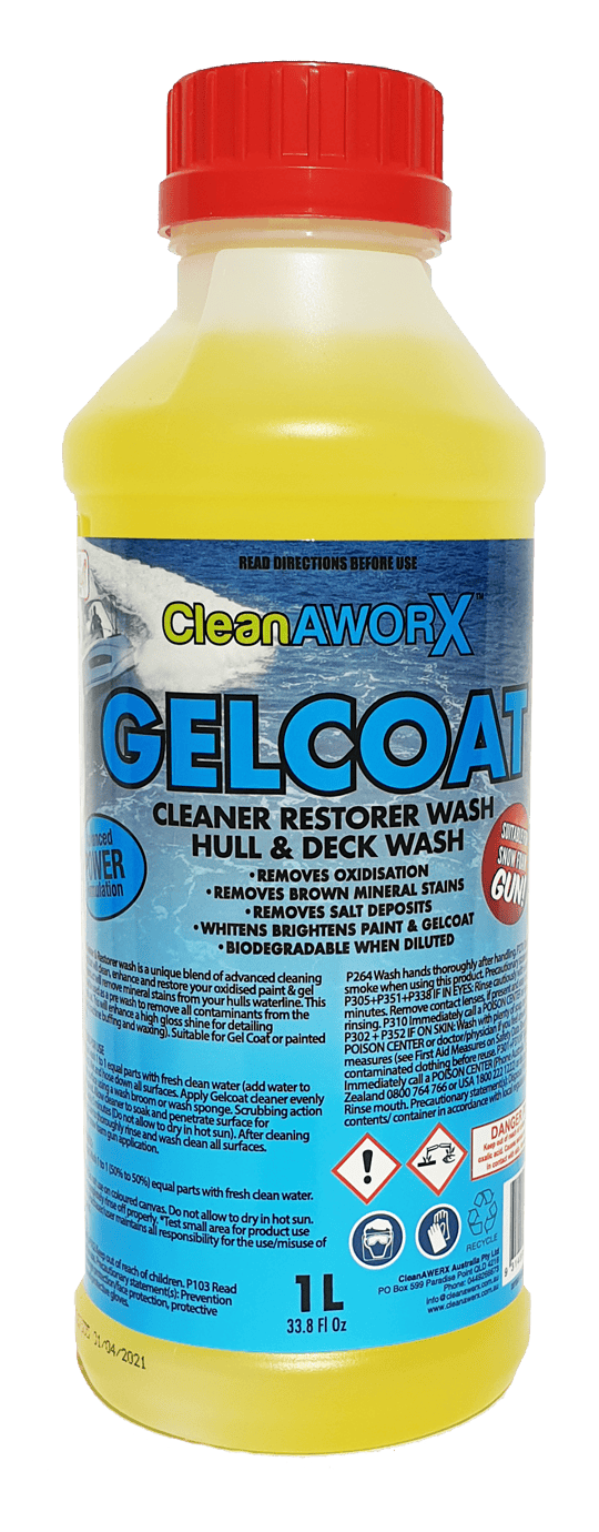 Cleanaworx Gelcoat Restorer Hull & Deck Wash 1L