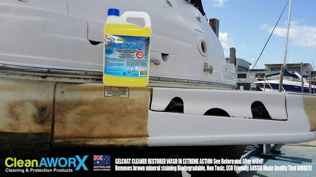 Cleanaworx Gelcoat Restorer Hull & Deck Wash 1L