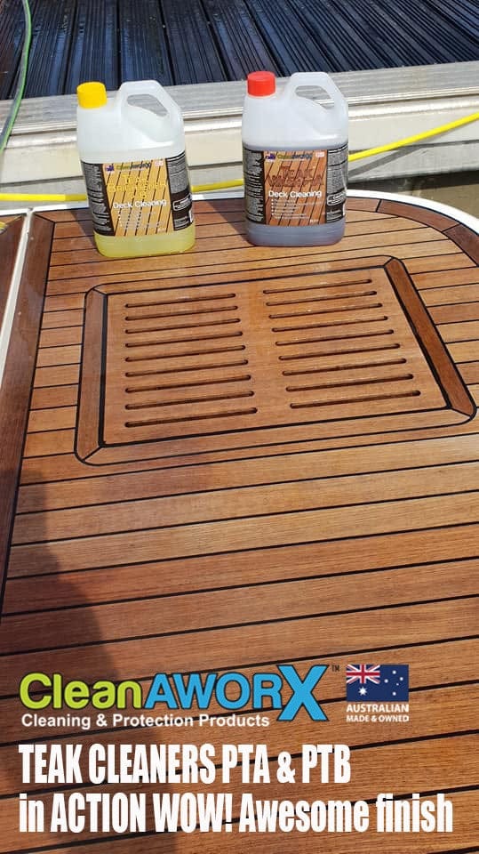 Cleanaworx Teak Brightener Part B 1L