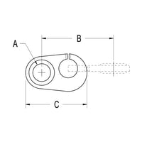 Ronstan 58mm Sister Clip
