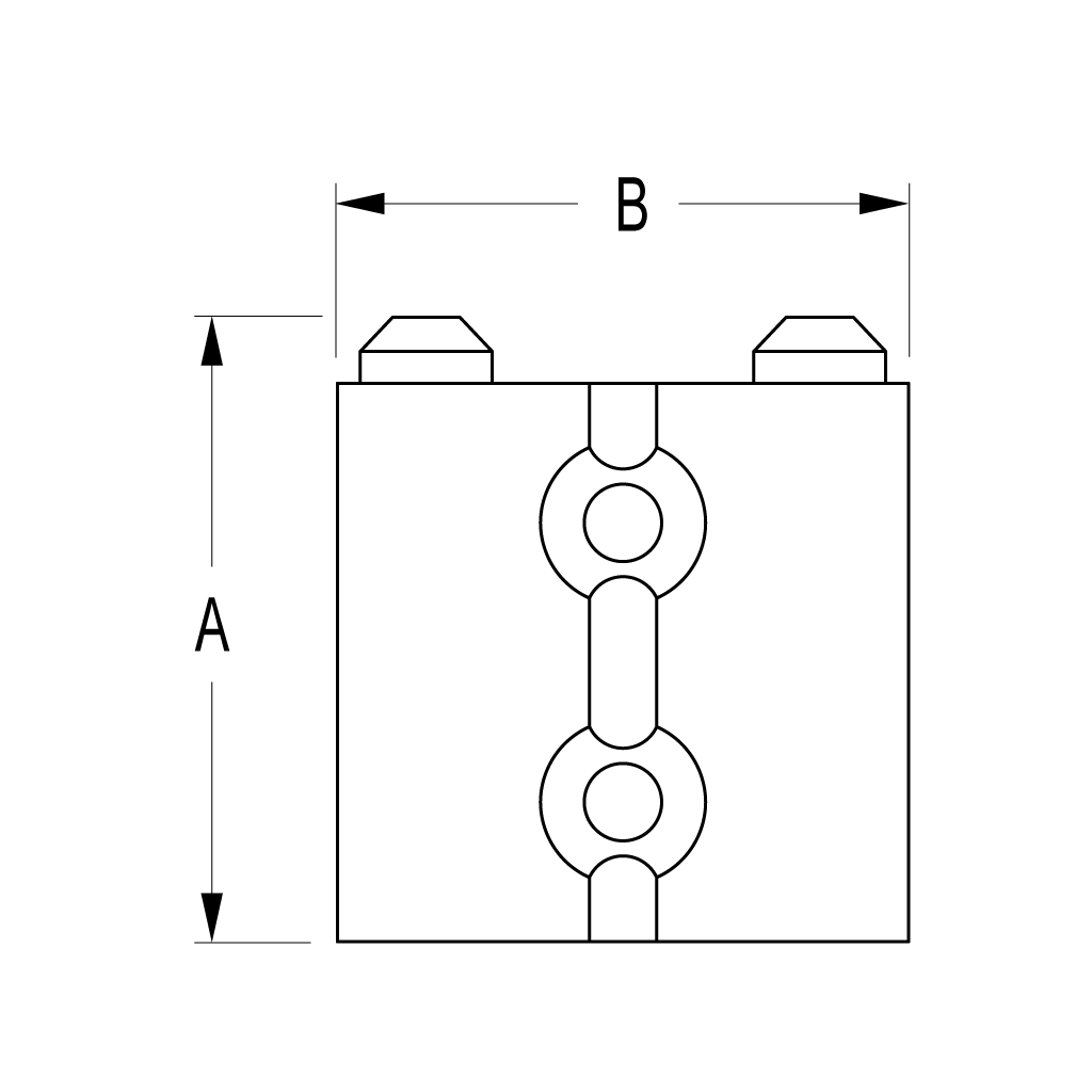 Ronstan Series 26 Alloy End Stop for 26mm Track Systems