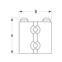 Ronstan Series 26 Alloy End Stop for 26mm Track Systems