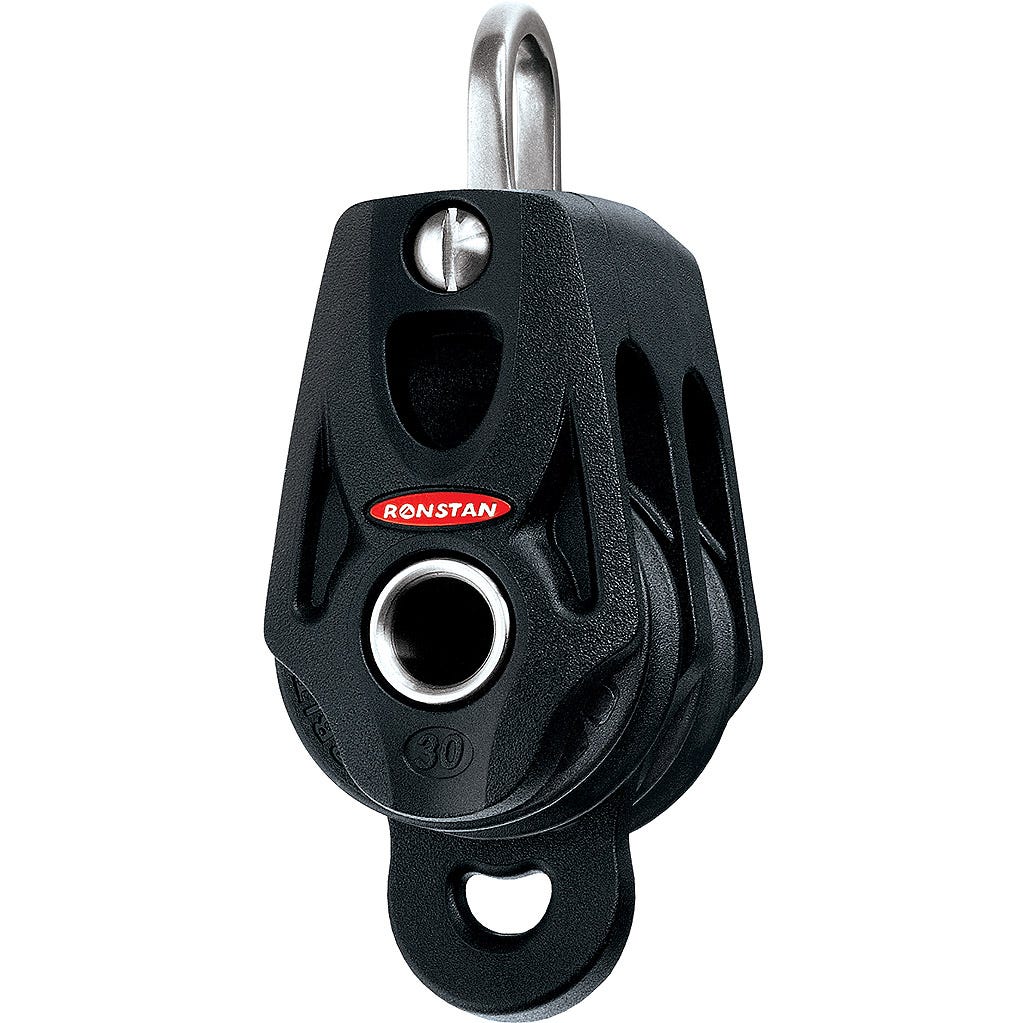 Ronstan Series 30 Double Ball Bearing Orbit Block with Becket