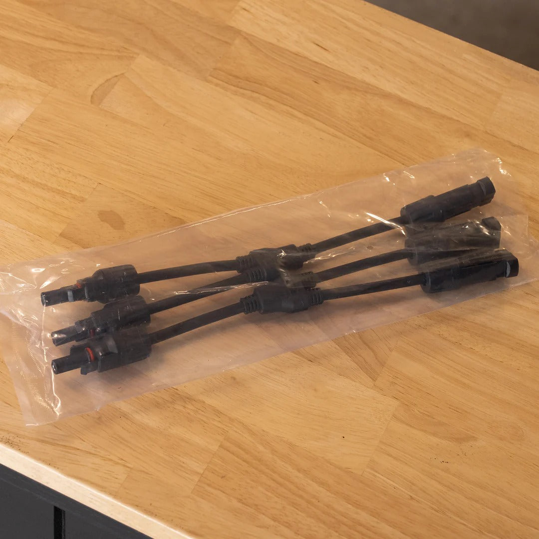 MC4 Plug Double Splitter 2 into 1 Cable