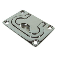 Marine Town Rectangular Lift Ring Chrome Brass