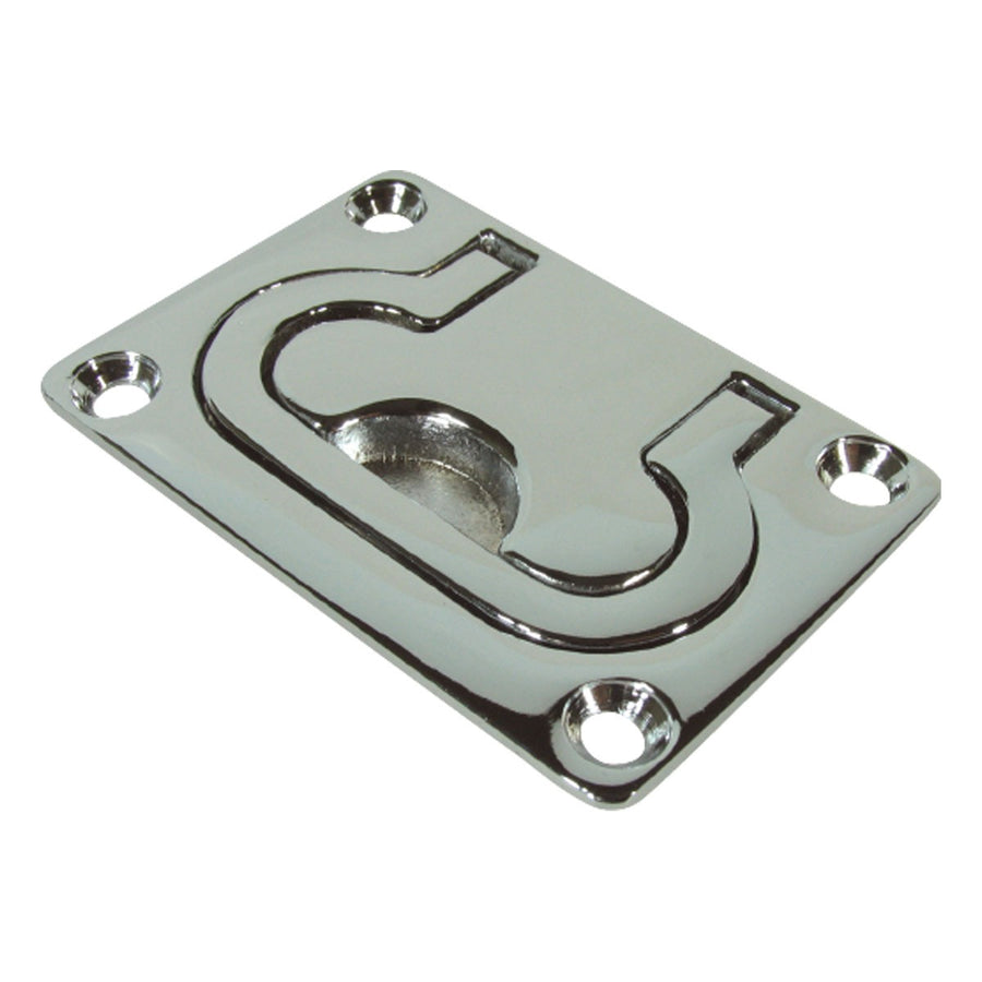Marine Town Rectangular Lift Ring Chrome Brass