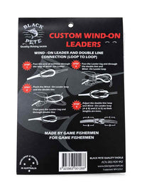 Black Pete Wind On Leader [SZ:80lb]