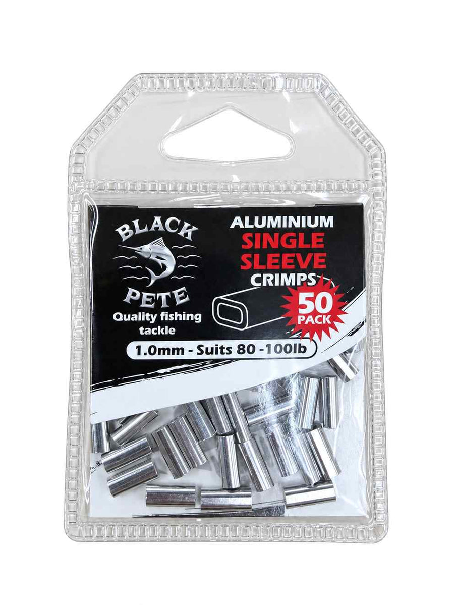 Black Pete Aluminium Sleeve Crimp [SZ:0.8mm]