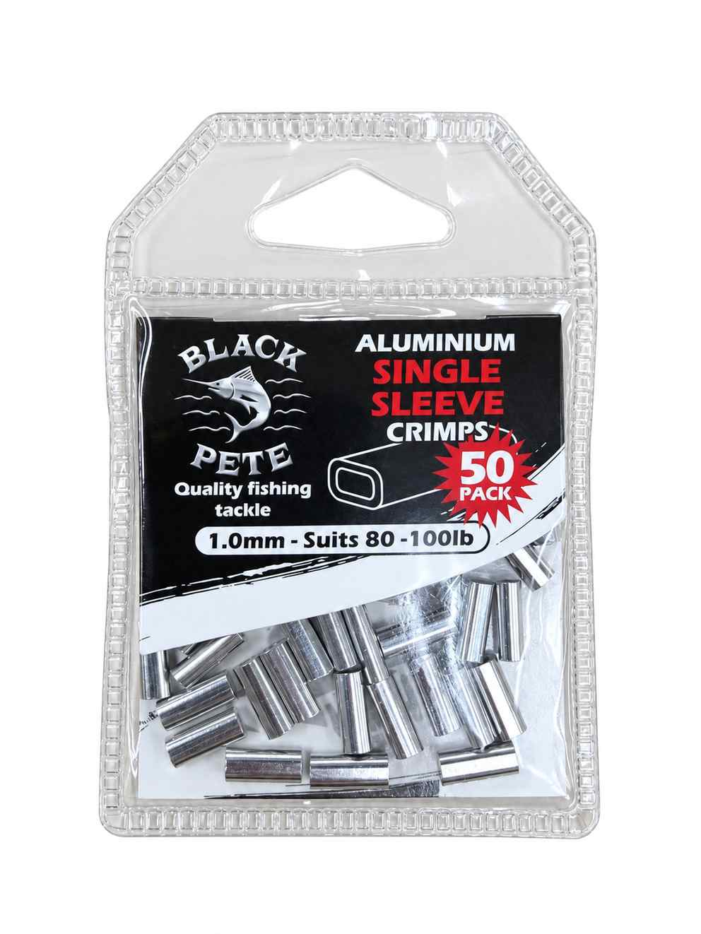 Black Pete Aluminium Sleeve Crimp [SZ:0.8mm]
