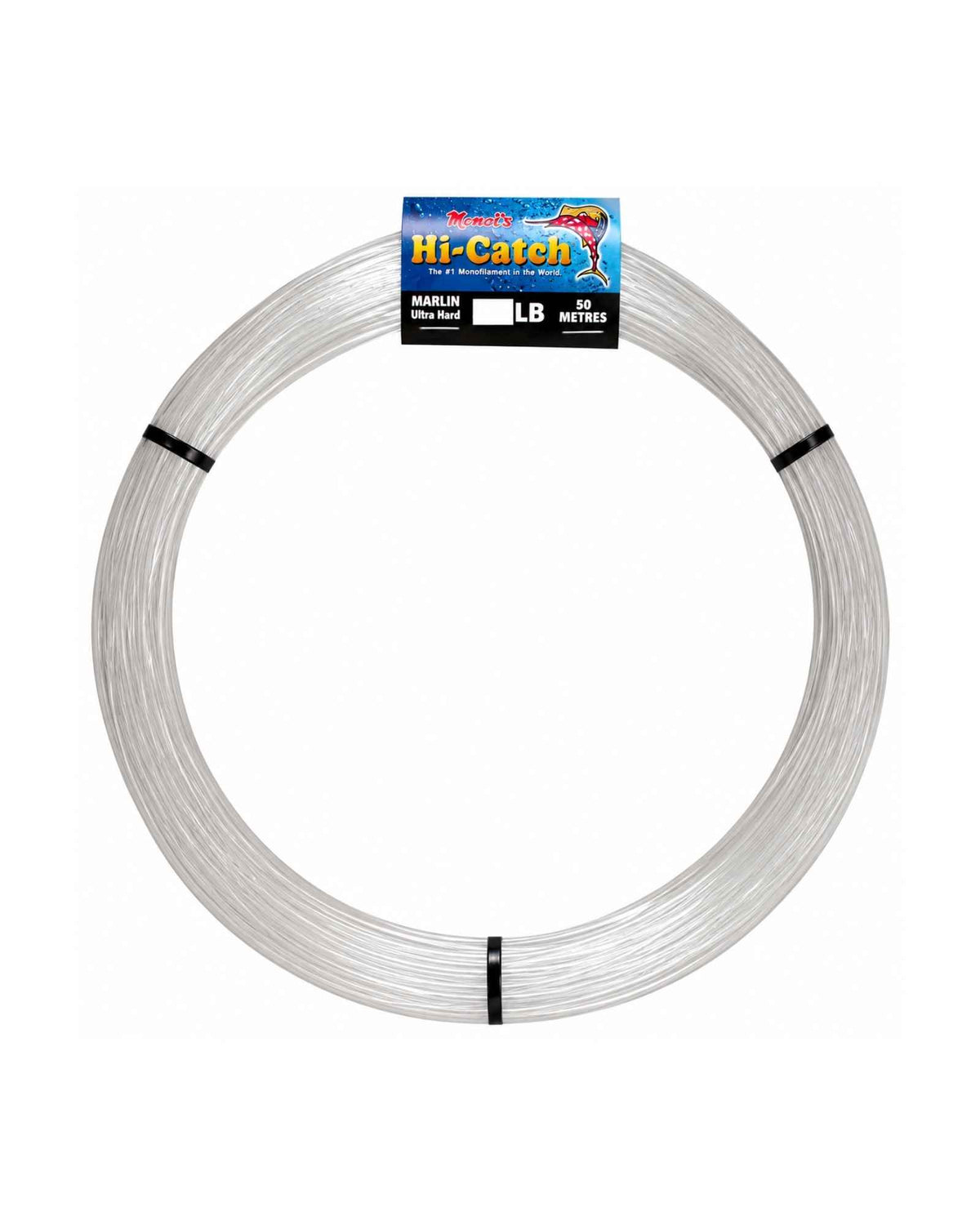 Momoi Hi-Catch Monofilament Marlin Hard Leader 50m [SZ:150lb]