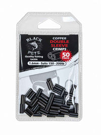 Black Pete Copper Double Sleeve Crimp [SZ:1mm]