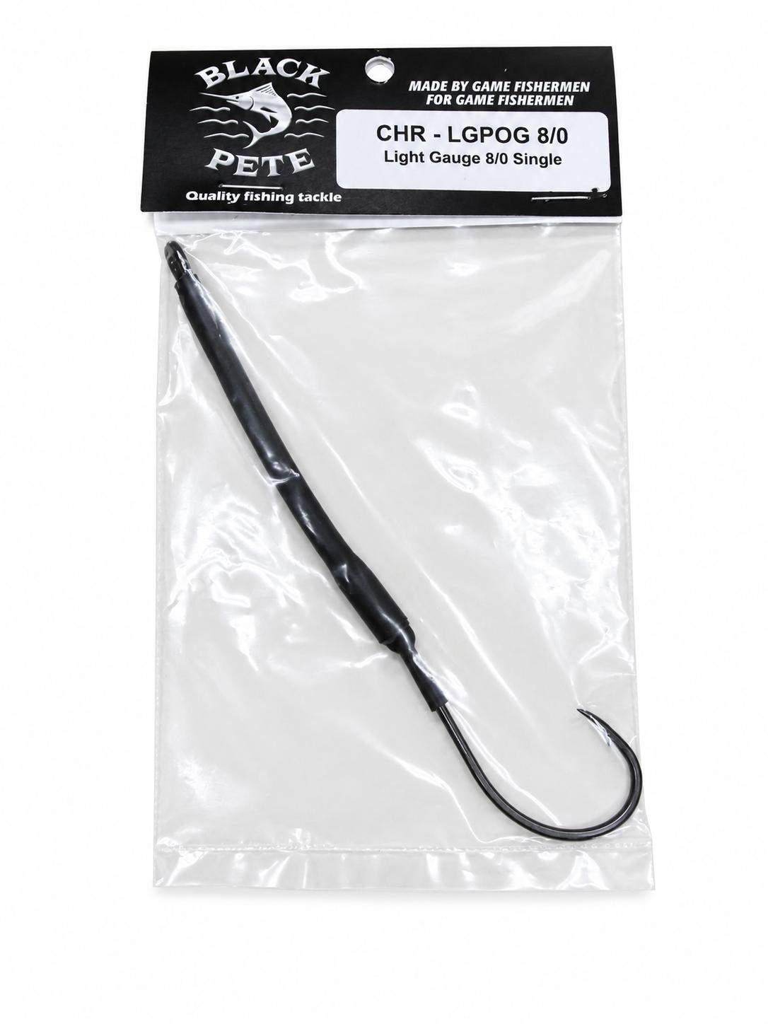 Black Pete POG Light Gauge Single Hook Rig [SZ:8/0]