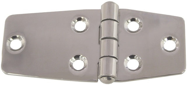Hinge Pressed Stainless Steel 84 x 40mm Pair