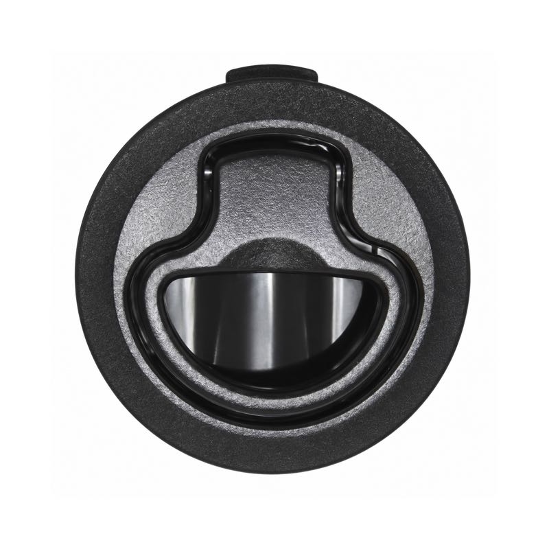 Flush Latch Plastic Black