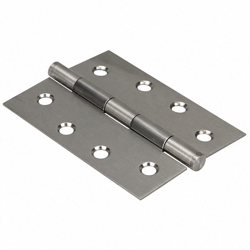 Hinge Butt Stainless Steel 100 x 75mm Pair