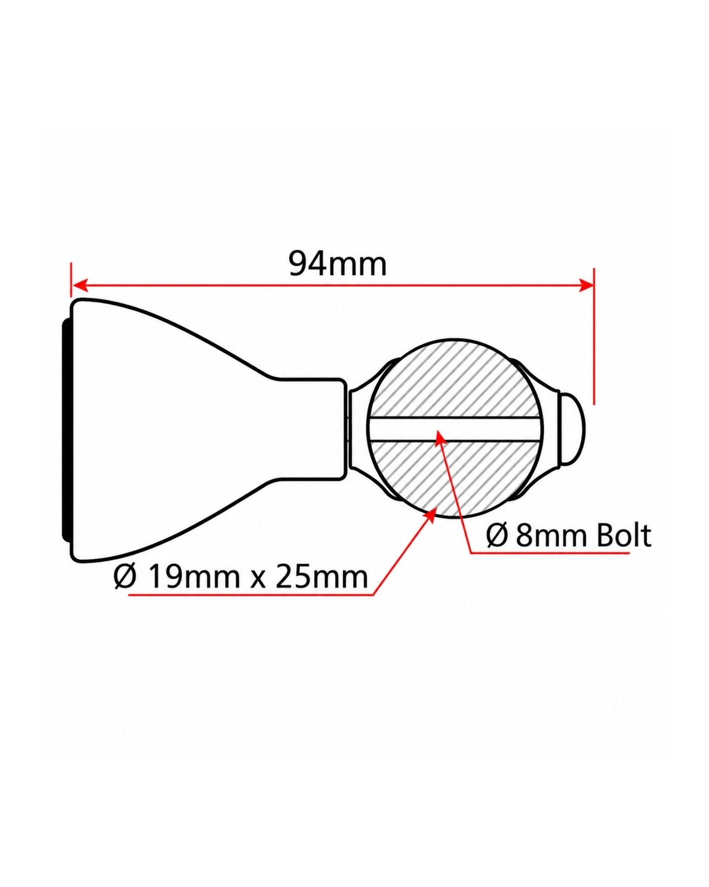 Removable Wheel Control Knob - Stainless Steel