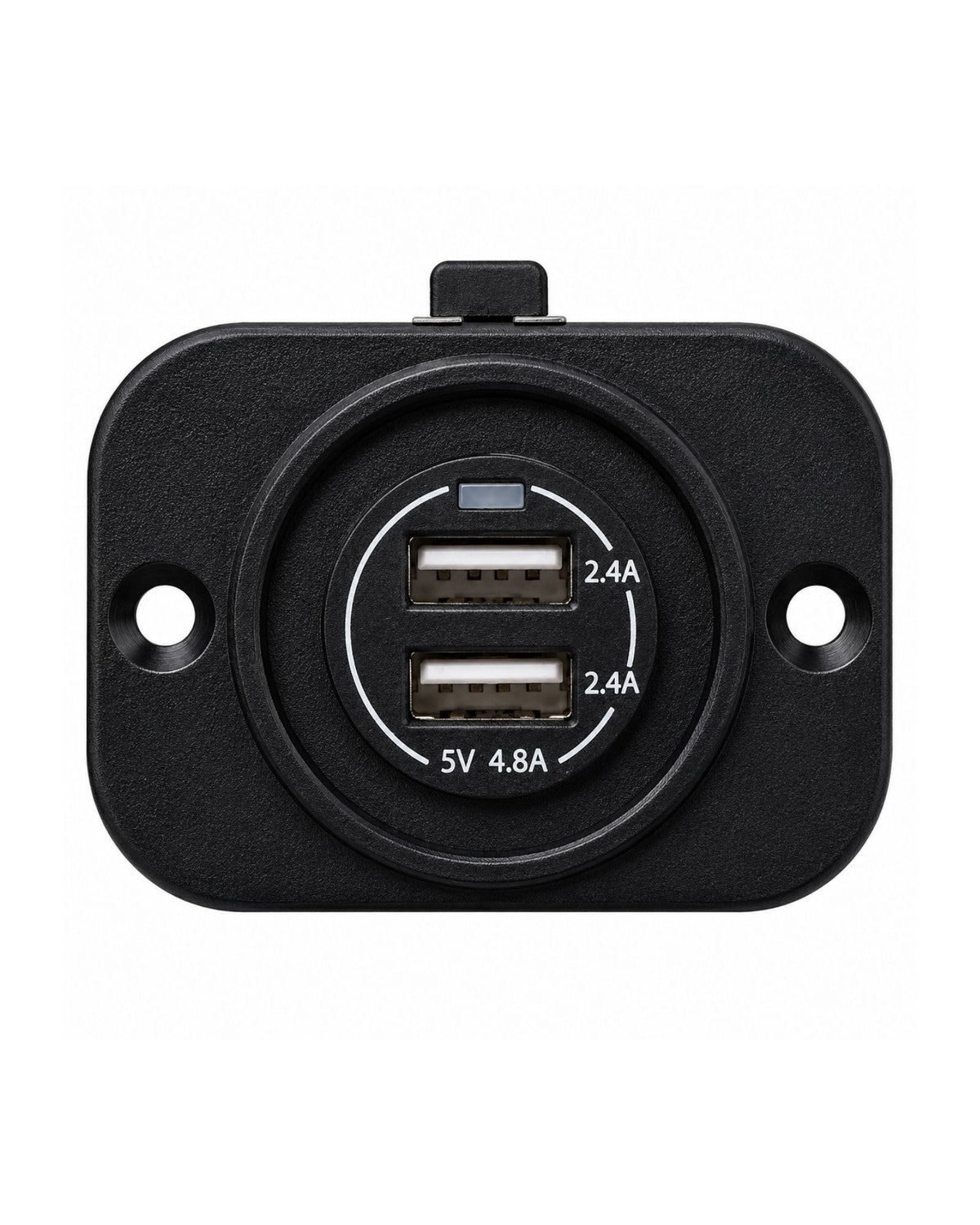 Relaxn Socket Single Panel Dual USB-A Charger