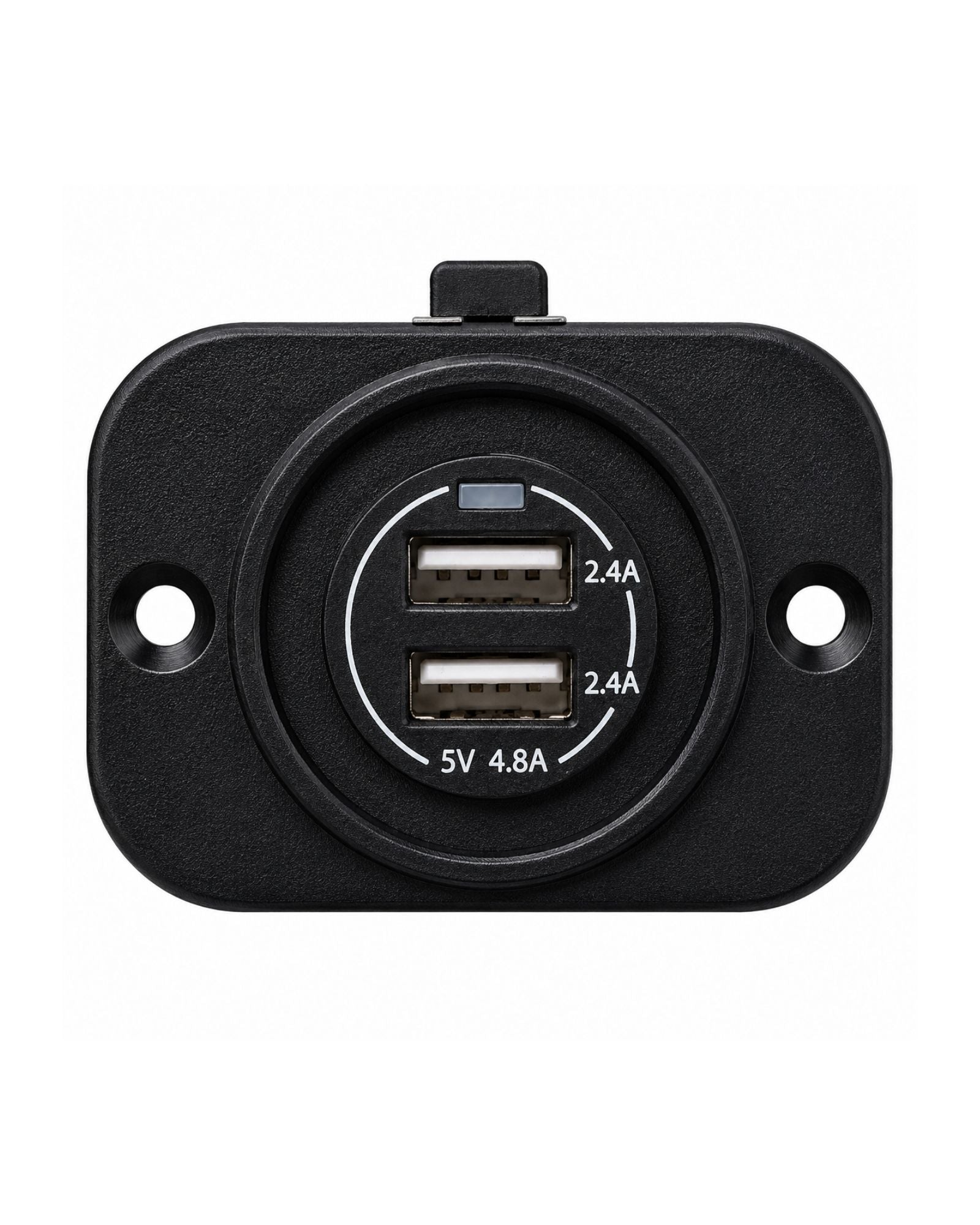 Relaxn Socket Single Panel Dual USB-A Charger