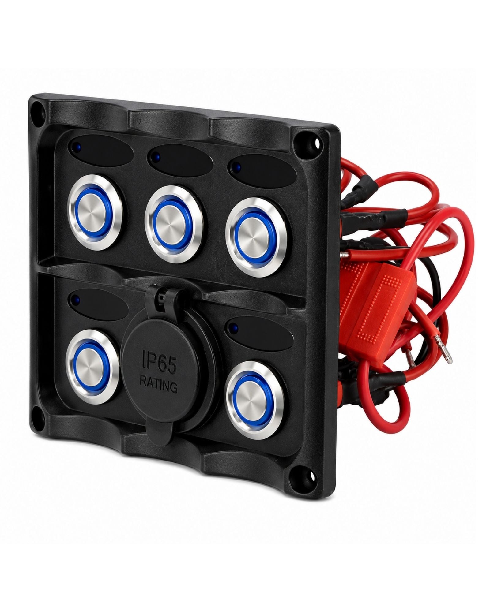 Relaxn SS Push Button Switch Panel USB Port