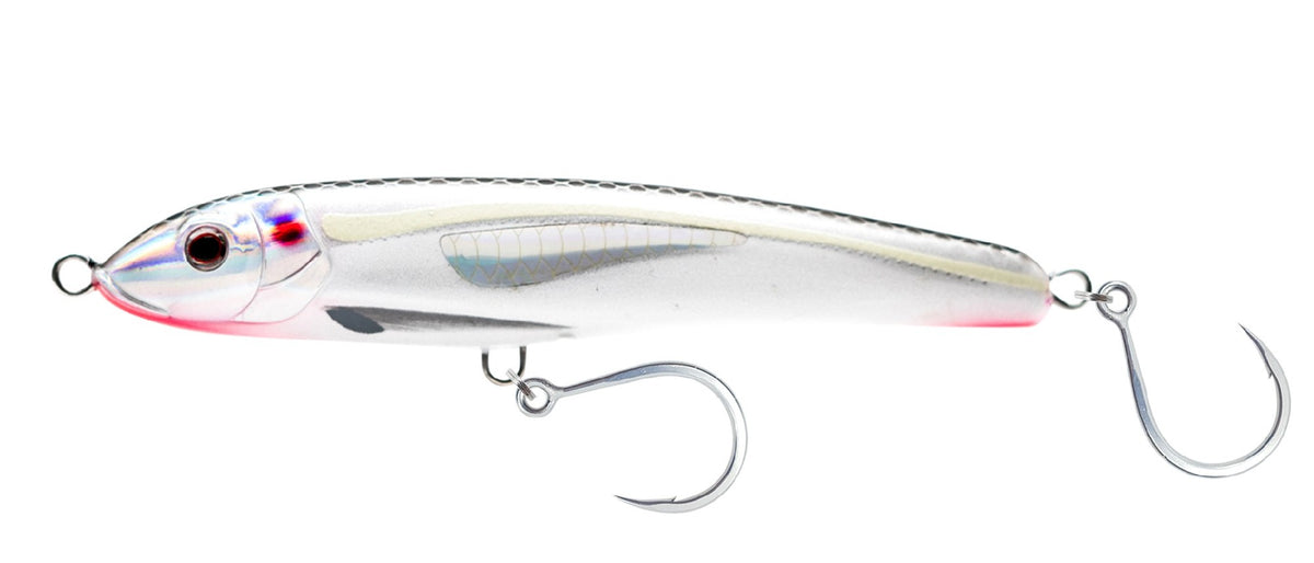 Nomad Riptide 105 Fast Sinking Stickbait [CL:Bleeding Mullet]
