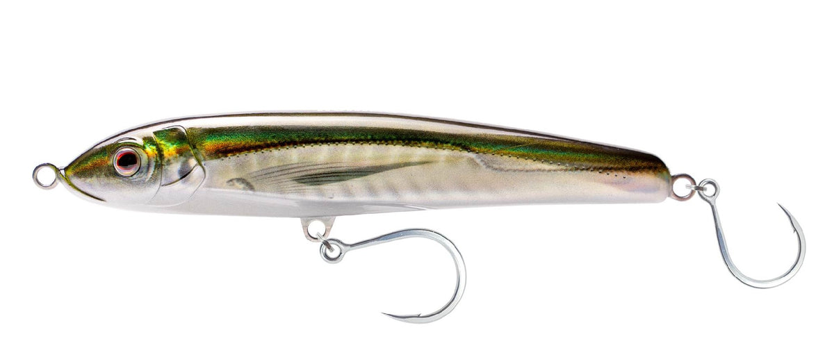 Nomad Riptide 105 Fast Sinking Stickbait [CL:Olive Back Shad]