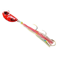 Snapbait Triple Threat Hybrid UV Glow Jig 60g [CL:Orange Splash]