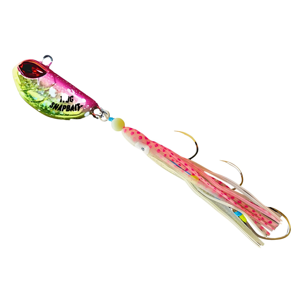 Snapbait Triple Threat Hybrid UV Glow Jig 110g [CL:Nuke Splash]