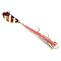 Snapbait Triple Threat Hybrid UV Glow Jig 110g [CL:Toffy Stripes]
