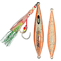 Snapbait Proto-J Slow Pitch Jig 60g [CL:Orange Glow]