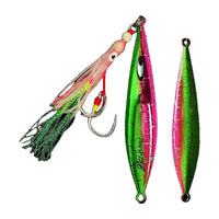 Snapbait Proto-J- Rigged Slow Pitch Jig 110g [CL:Retro Melon]