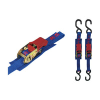 Aerofast Tie Down Ratchet Strap 25mm x 1.5m Heavy Duty Pair