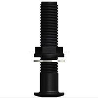 Trudesign Domed Long Skin Fitting Black [SZ:3/4"]