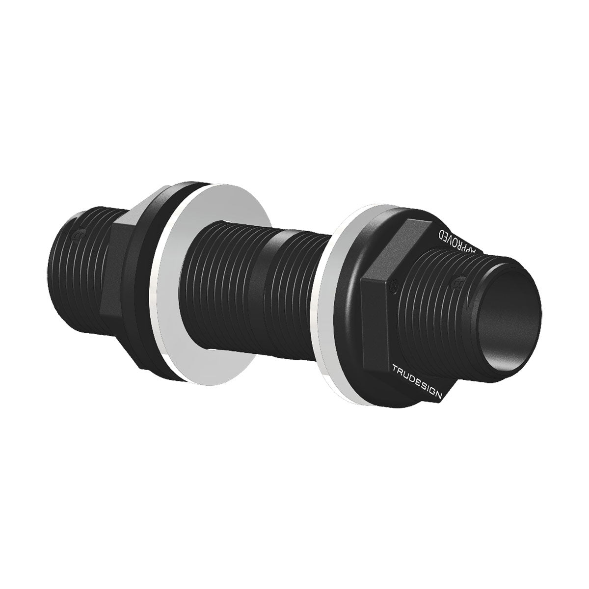 Trudesign Thru Bulkhead Threaded Tube [SZ:1"]
