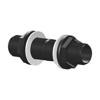 Trudesign Thru Bulkhead Threaded Tube [SZ:1"]