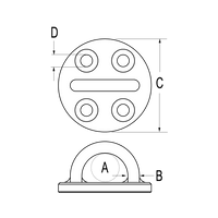 Ronstan Stainless Steel Padeye